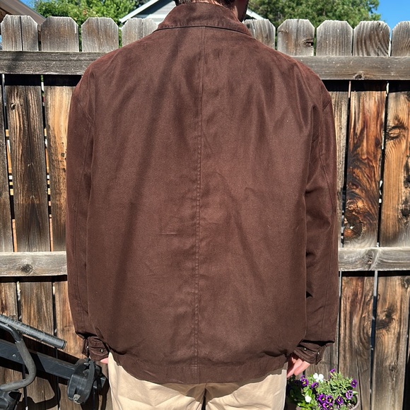 Jos A Bank Brown Suede Men’s Jacket - Picture 8 of 10